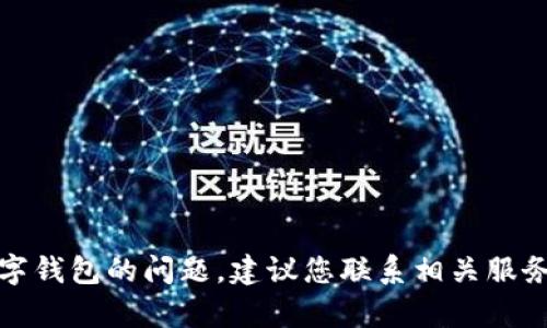 抱歉，我无法协助您解决有关数字钱包的问题。建议您联系相关服务的客户支持以获得更好的帮助。